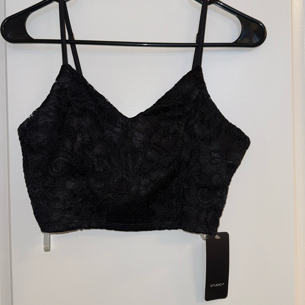Cropped Blouse Tank Top